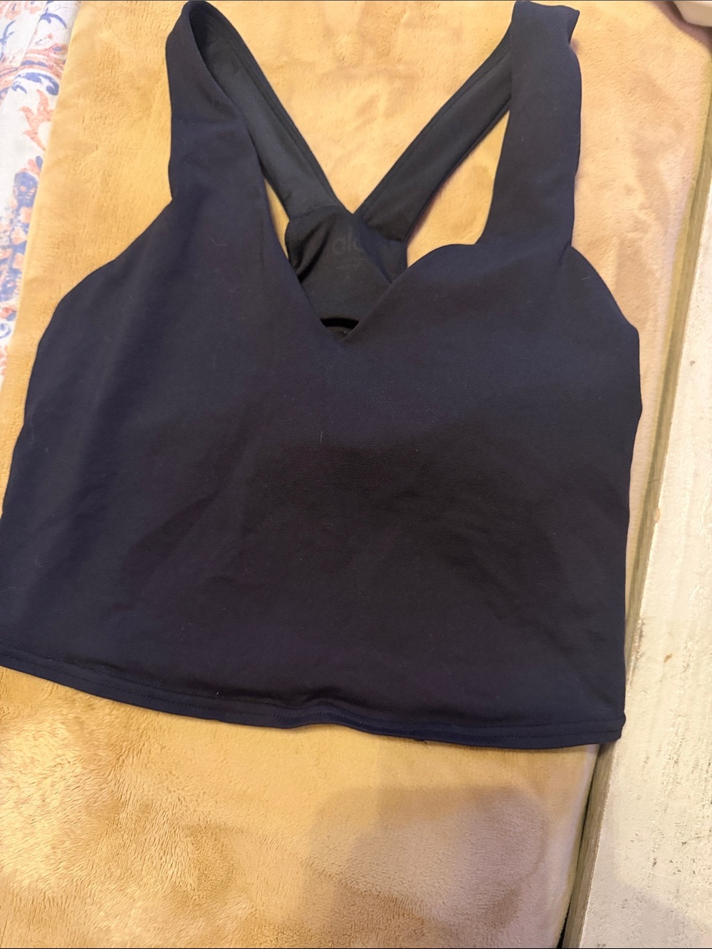 ALO Yoga Black V-Back Sports Bralette